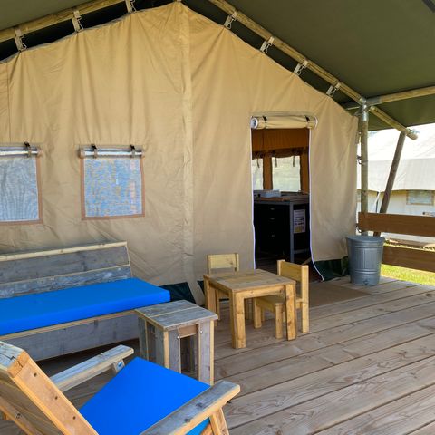 CANVAS AND WOOD TENT 4 people - Lodge Standard