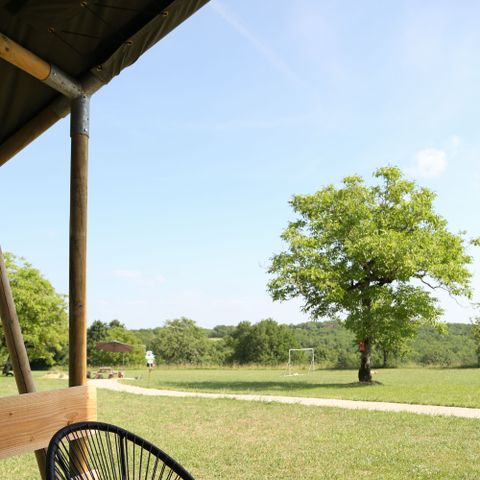 CANVAS AND WOOD TENT 5 people - Safari lodge Prestige (max. 2 adults)