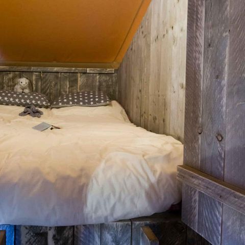 Canvas and wooden tent 8 persons - Premium