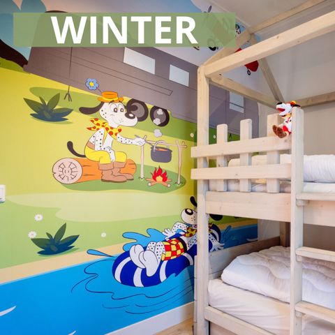 BUNGALOW 6 people - WINTER Diamond Snip Spotty Deluxe