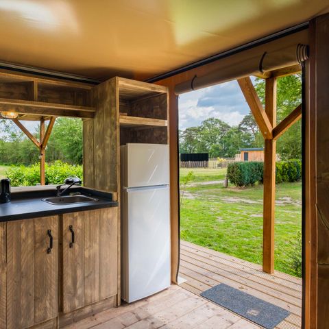 CANVAS AND WOOD TENT 6 people - Air Dreamer 3 Deluxe