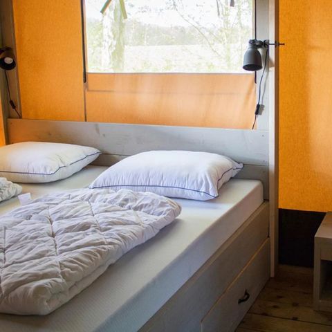 CANVAS AND WOOD TENT 6 people - Country