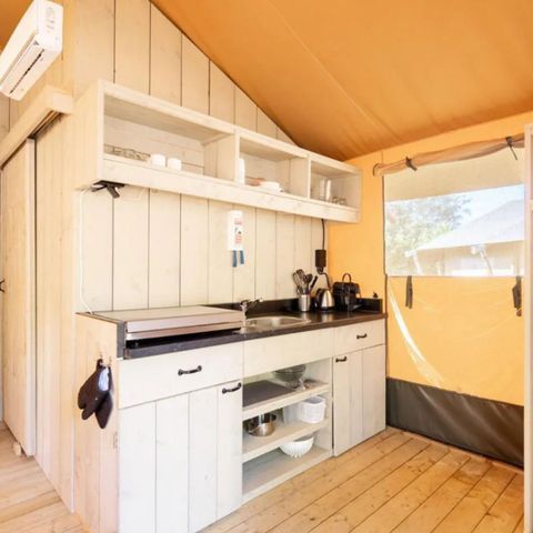 CANVAS AND WOOD TENT 6 people - Country