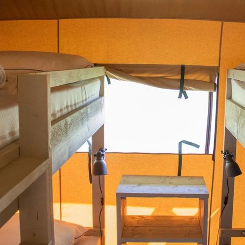 CANVAS AND WOOD TENT 6 people - Country