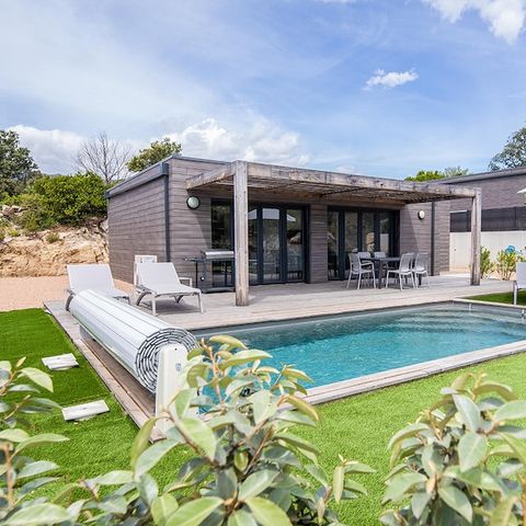 HOUSE 6 people - - 3 bedrooms - Air conditioned - 7m private swimming pool - Garden