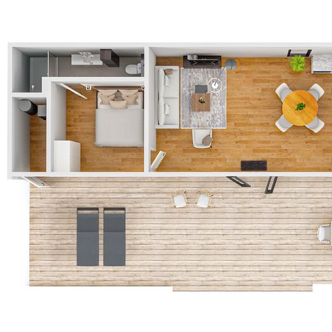 VILLA 4 people - Forest Cube
