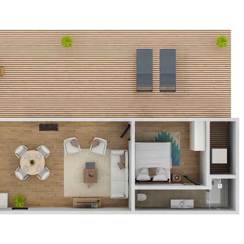 Villa 5 persons - Forest Cube