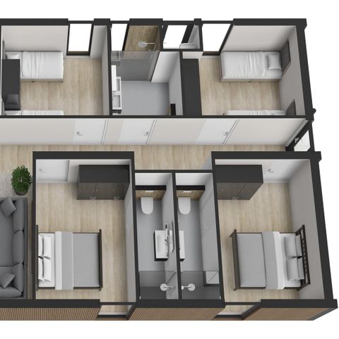 BUNGALOW 8 people - Forest Cube
