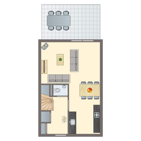 Bungalow 6 persons - 6C