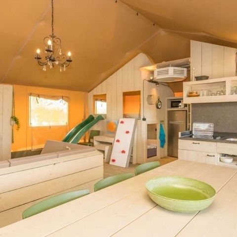 Canvas and wooden tent 7 persons - Kids 7STK