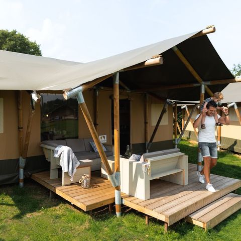 Canvas and wooden tent 7 persons - Kids 7STK