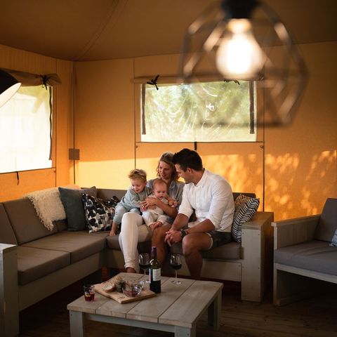 Canvas and wooden tent 7 persons - Kids 7STK