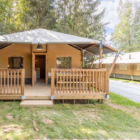 Canvas and wooden tent 6 persons - 4-6ST