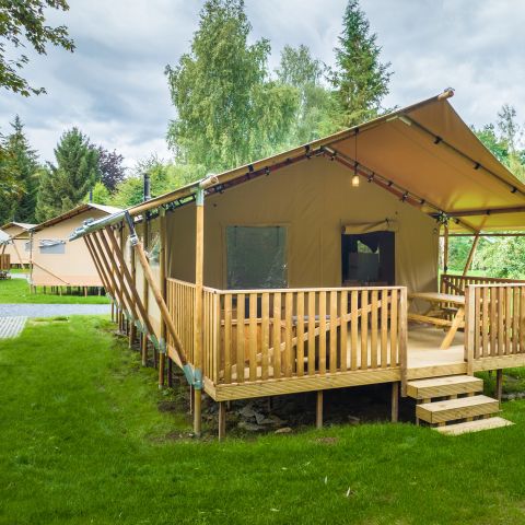 Canvas and wooden tent 6 persons - 6ST