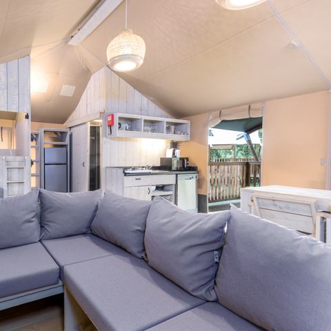 Canvas and wooden tent 7 persons - Kids 7STK