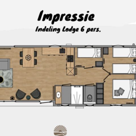 Lodge 6 persons - Zonneweelde