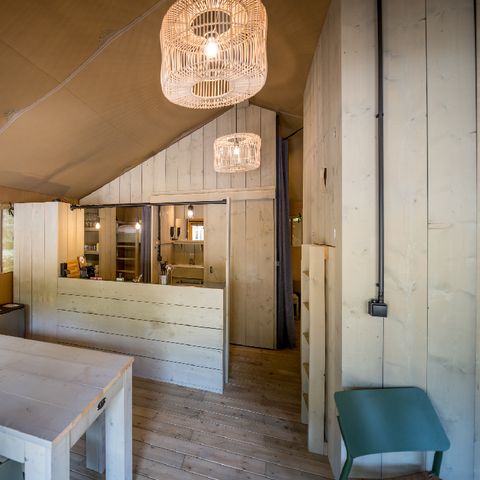 Canvas and wooden tent 6 persons - Glamping Family