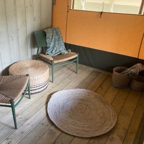 Canvas and wooden tent 6 persons - Glamping Family