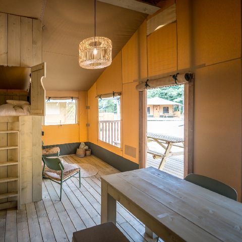 Canvas and wooden tent 6 persons - Glamping Family