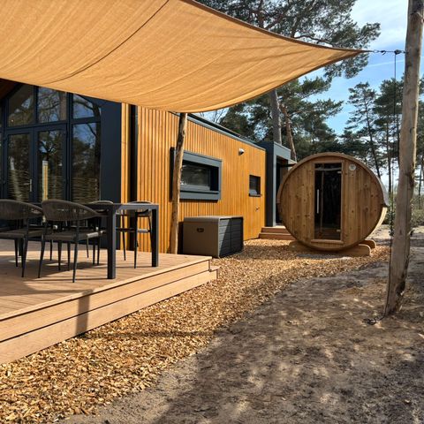LODGE 6 people - Forest lodge with hot tub & sauna