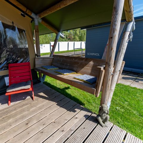 Canvas and wooden tent 4 persons - Heeg