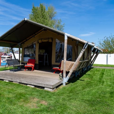 CANVAS AND WOOD TENT 4 people - Heeg