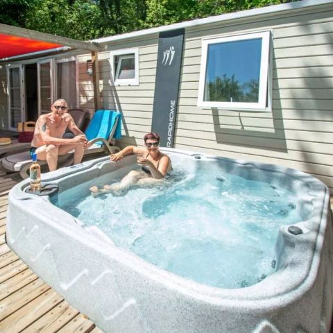 MOBILE HOME 6 people - Cottage Romarin 4 Rooms 6 People Air-conditioned Private Spa