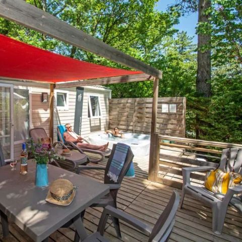 MOBILE HOME 6 people - Cottage Romarin 4 Rooms 6 People Air-conditioned Private Spa