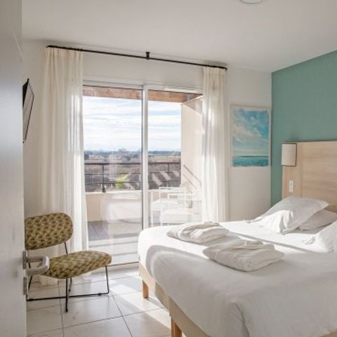 Apartment 4 persons - Flat 4 people - 1 bedroom + 1 sleeping area - Balcony - mountain view (24T)