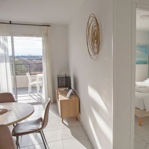 Apartment 4 persons - Flat 4 people - 1 bedroom + 1 sleeping area - Balcony - mountain view (24T)