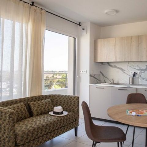 Apartment 4 persons - Flat 4 people - 2 bedrooms - Balcony - Mountain and golf view (34E)