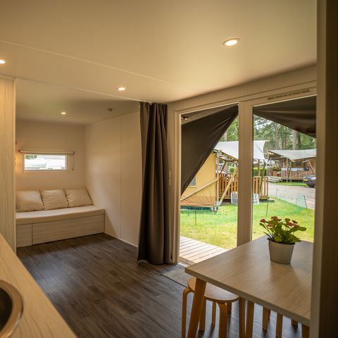 CANVAS AND WOOD TENT 4 people - Coco deluxe