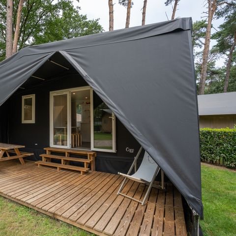 CANVAS AND WOOD TENT 4 people - Coco deluxe