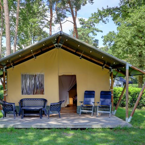 CANVAS AND WOOD TENT 6 people