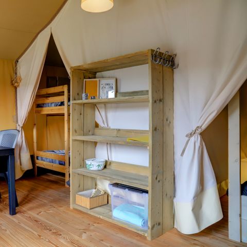 CANVAS AND WOOD TENT 6 people - Safari tent