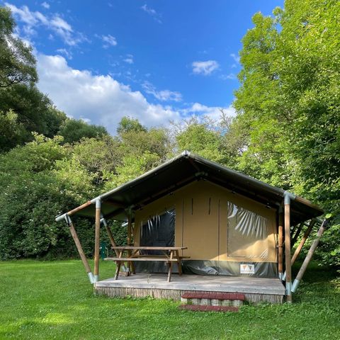 CANVAS AND WOOD TENT 5 people - Safari tent