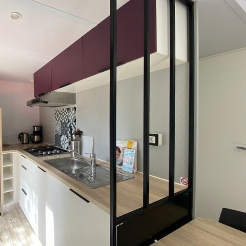 Mobile home 6 persons - De Luxe mobile home 6 berth with terrace