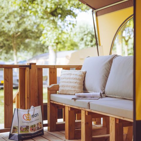 CANVAS AND WOOD TENT 6 people - Lodgetent Holiday