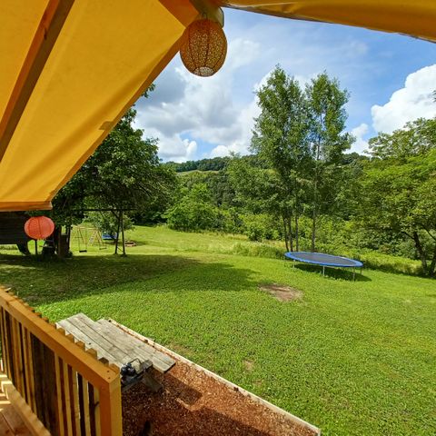 Canvas and wooden tent 4 persons
