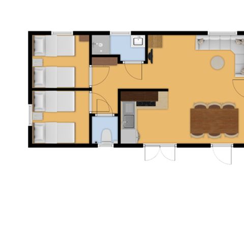 MOBILE HOME 6 people - Estérel
