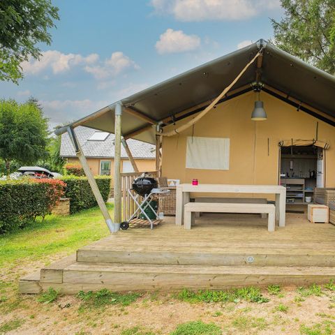 CANVAS AND WOOD TENT 6 people - Nomad