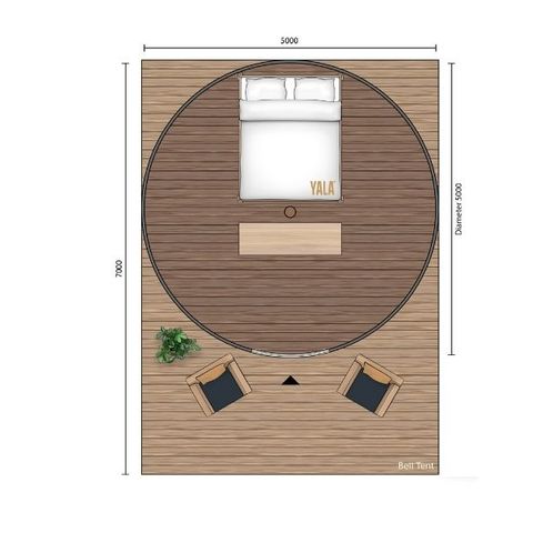 CANVAS AND WOOD TENT 2 people - Belltent