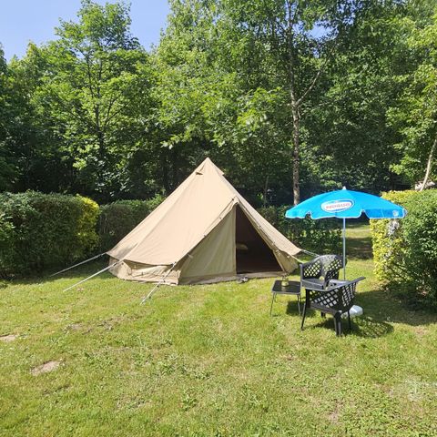 Canvas and wooden tent 2 persons - Belltent