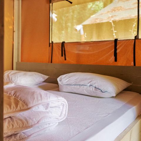 CANVAS AND WOOD TENT 5 people - Wood