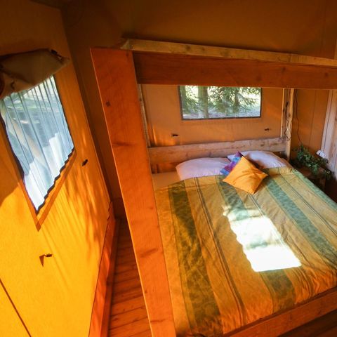 Canvas and wooden tent 6 persons - Lodgetent Bordeaux
