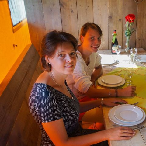 Canvas and wooden tent 6 persons - Lodgetent Bordeaux