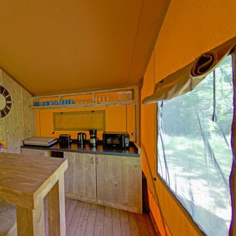 Canvas and wooden tent 8 persons - Lodgetent Brive
