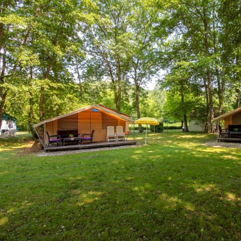 Canvas and wooden tent 8 persons - Lodgetent St. Emilion Deluxe