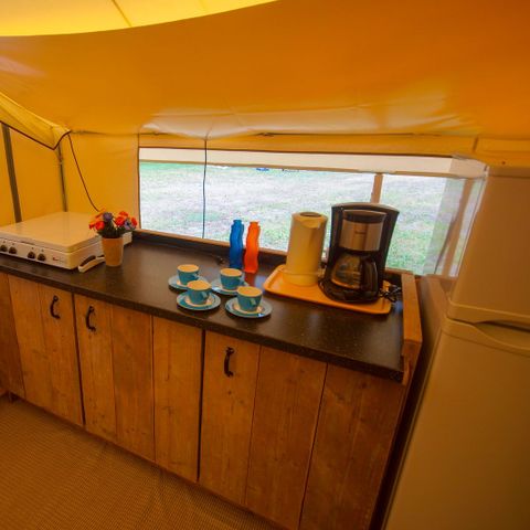 Canvas and wooden tent 8 persons - Lodgetent St. Emilion Deluxe