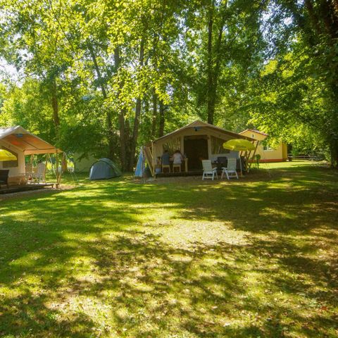 Canvas and wooden tent 8 persons - Lodgetent St. Emilion Deluxe